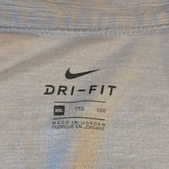 Men's Nike Dri Fit Gray Running Pullover Size XXL Long Sleeve 1/4 Zip - Picture 3 of 6